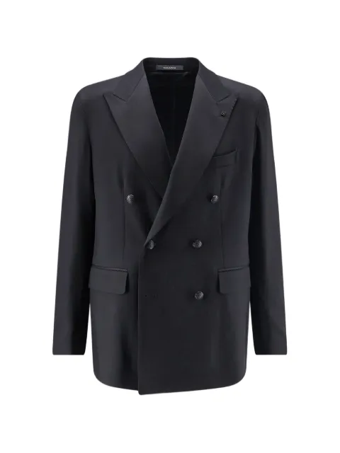 Tagliatore double-breasted peak-lapel suit jacket