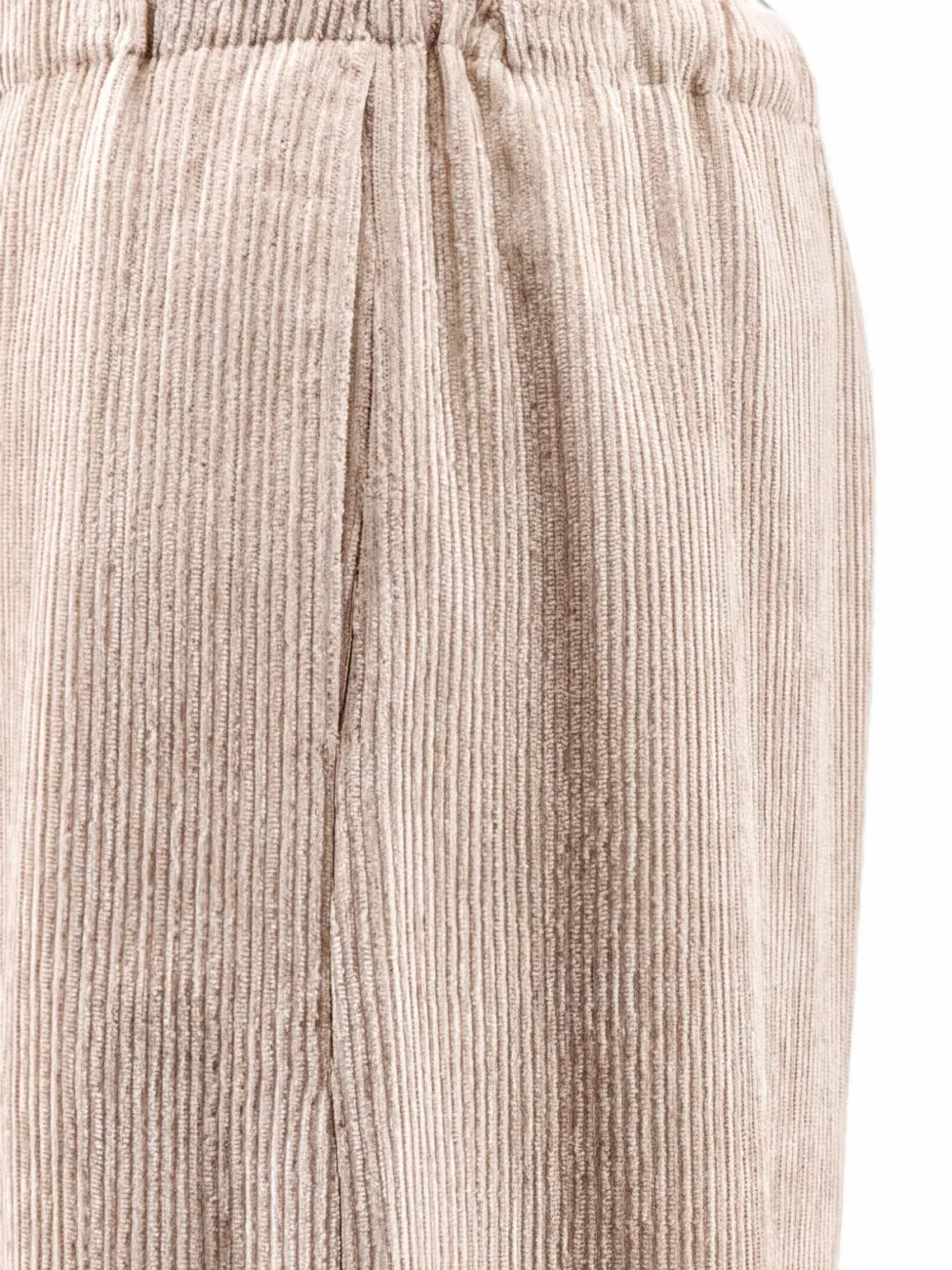 Alysi corduroy drawstring trousers Beige