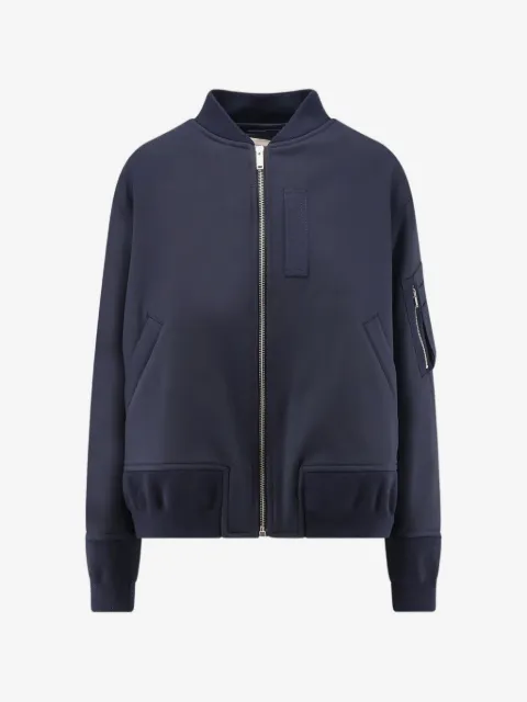 Semicouture Ariella pleat-detail zip-up jacket
