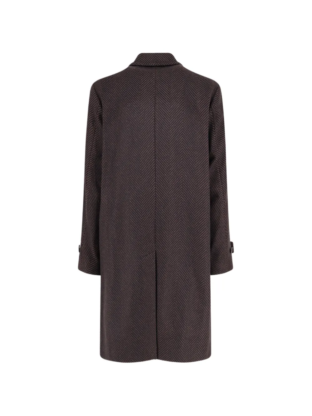 Hevo single-breasted trench coat Bruin