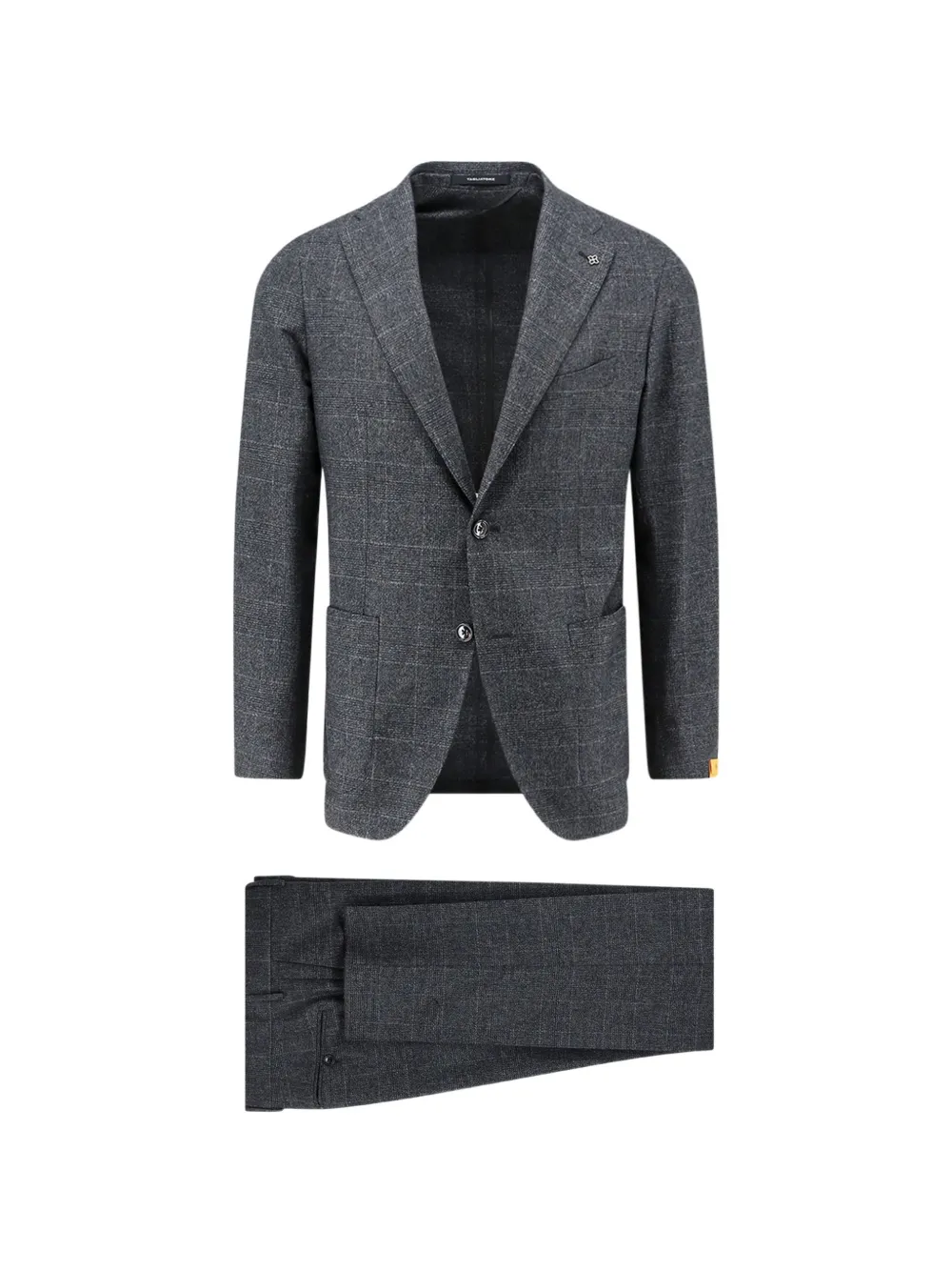 Tagliatore check-pattern single-breasted suit - Grigio