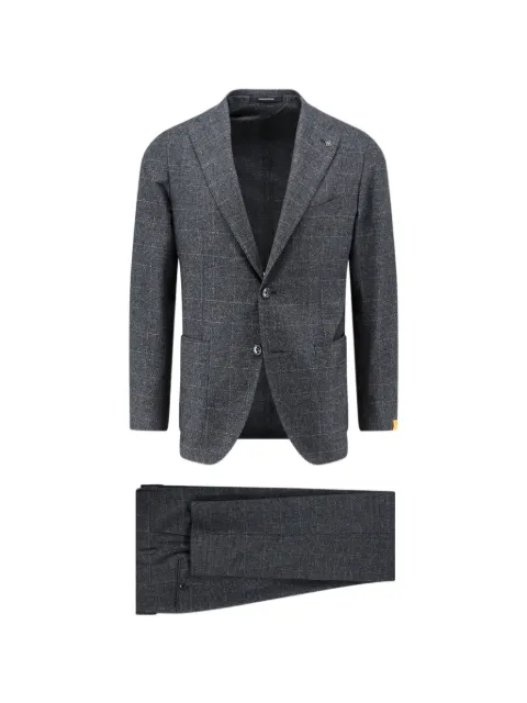 Tagliatore check-pattern single-breasted suit