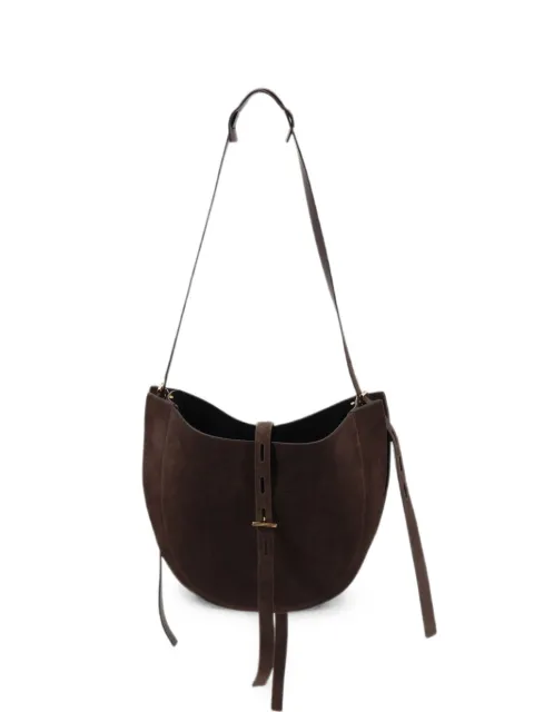MINOBOSSI Lizzie suede shoulder bag