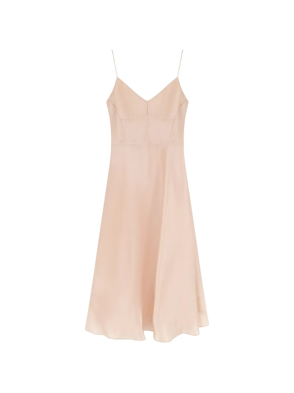 Alberta Ferretti silk midi dress - Neutrals