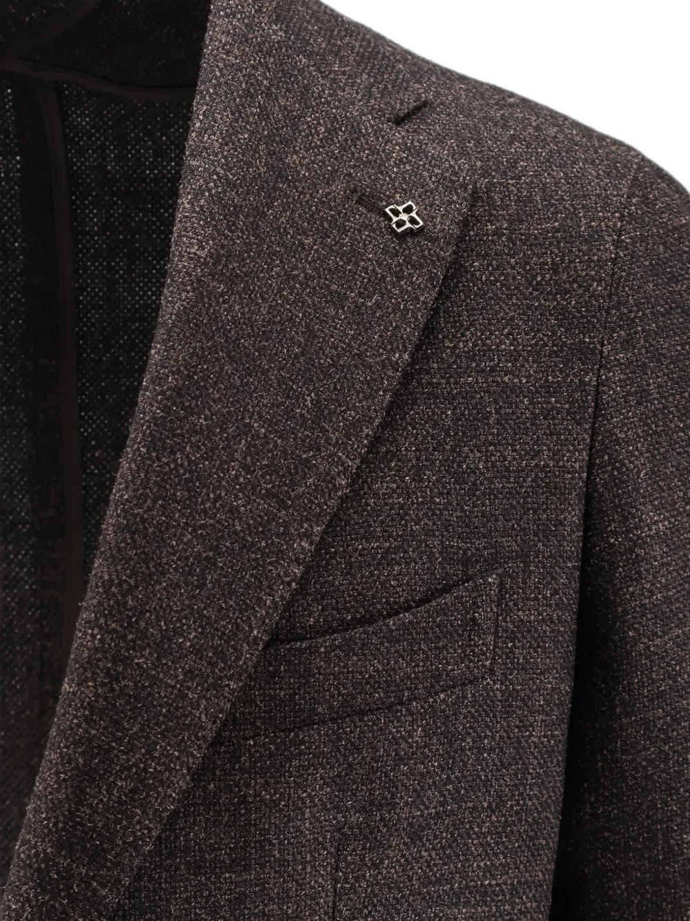 Tagliatore Blazer met enkele rij knopen Bruin