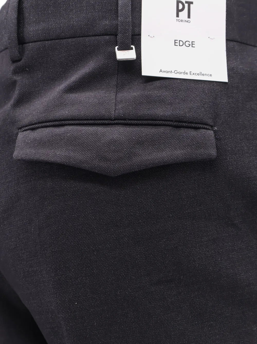 PT Torino Michael straight broek met persvouw Zwart