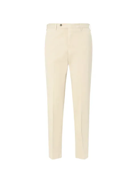 PT Torino logo-plaque tailored trousers