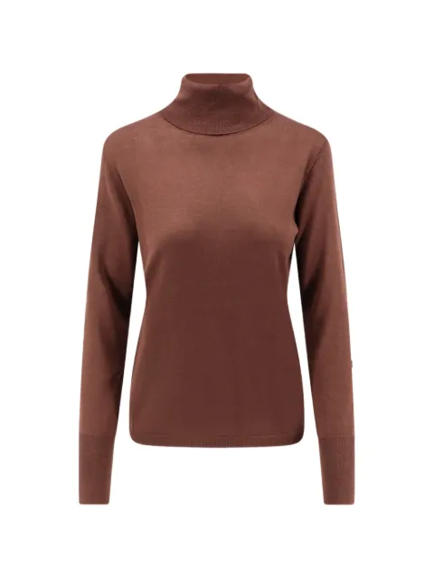 ASPESI roll-neck long-sleeve fine-knit top