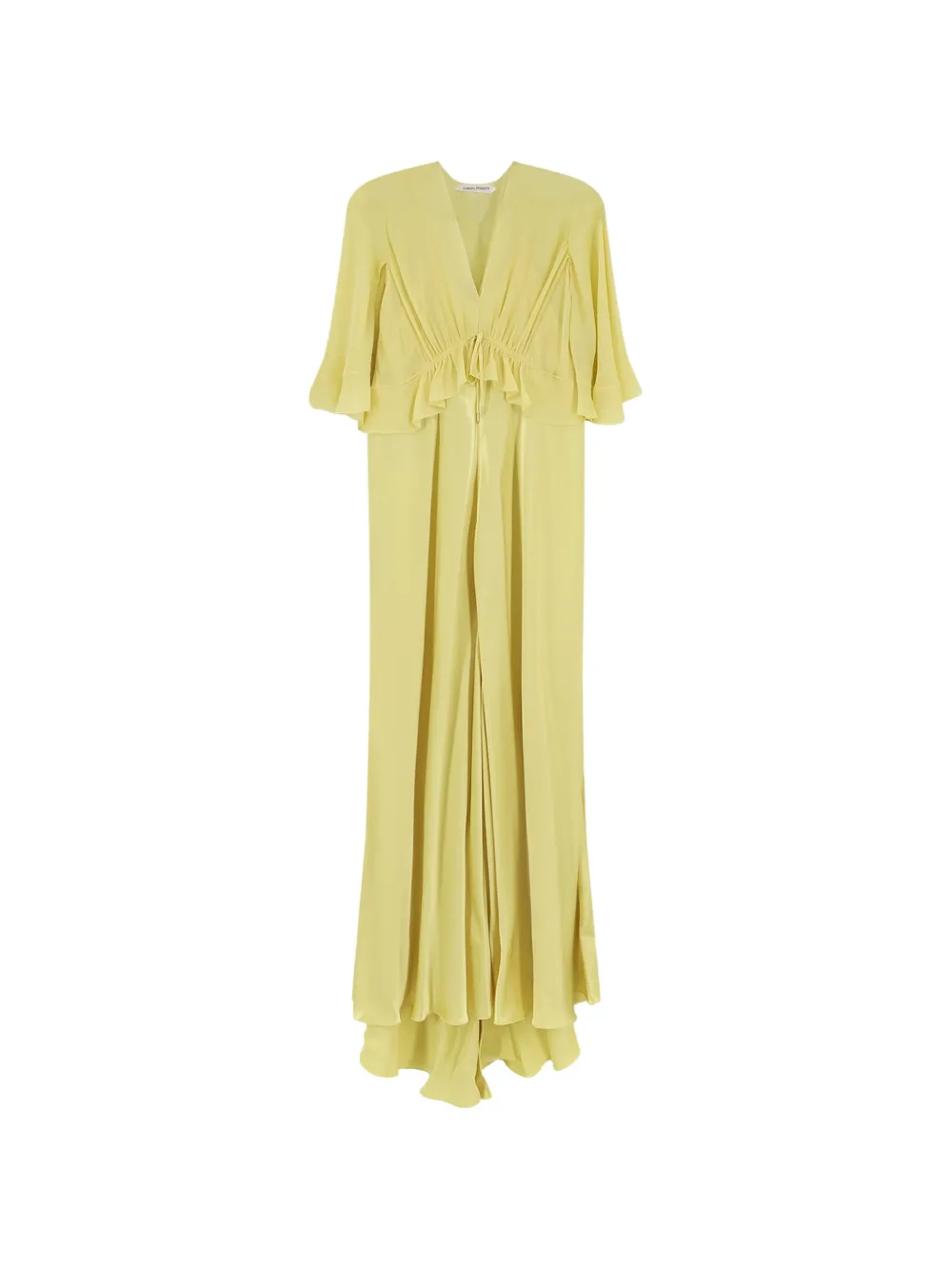 Alberta Ferretti V-neck maxi dress - Giallo