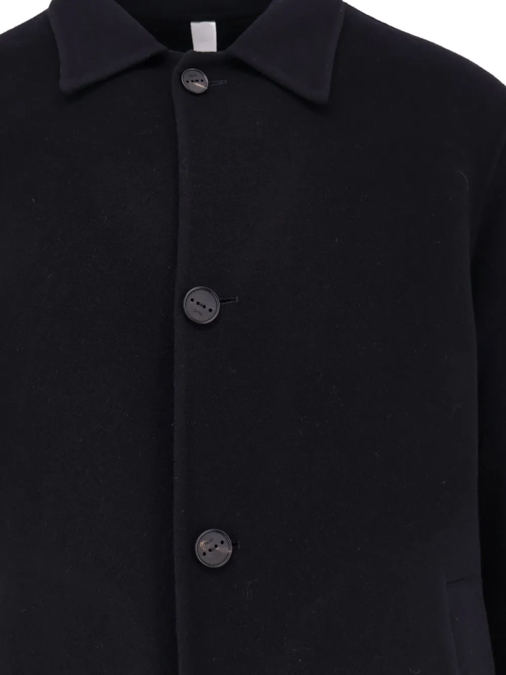 Hevo Loconia button-fastening coat Blauw