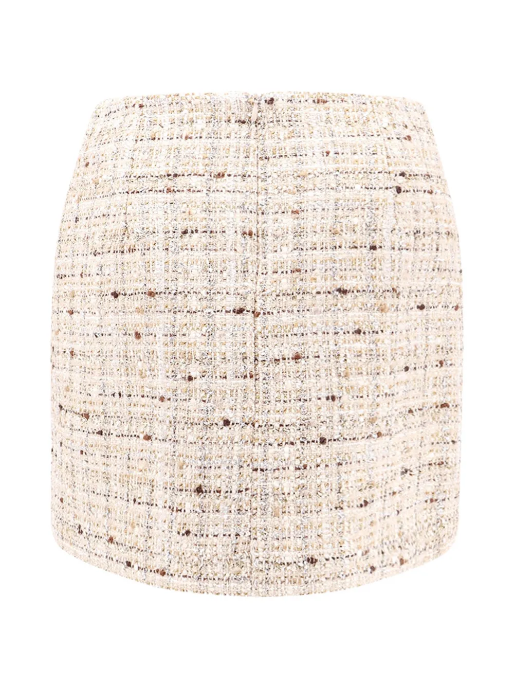Tagliatore tweed-effect mini skirt Beige