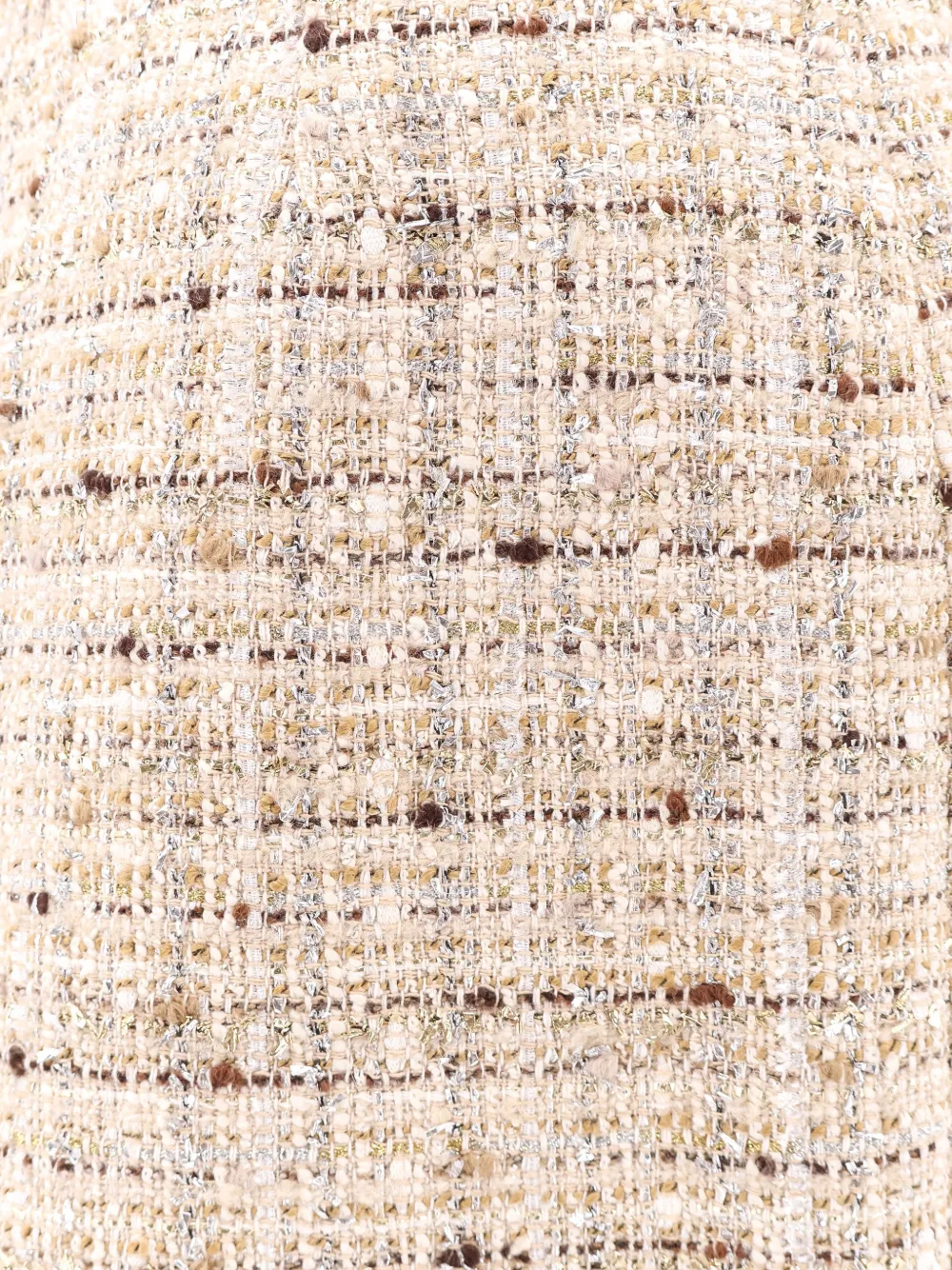 Tagliatore tweed-effect mini skirt Beige