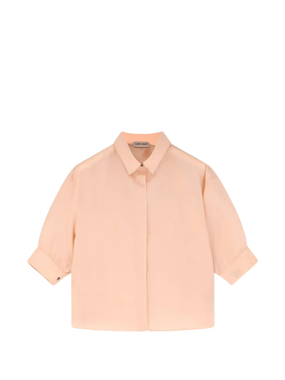 Alberta Ferretti puff-sleeve shirt - Neutrals
