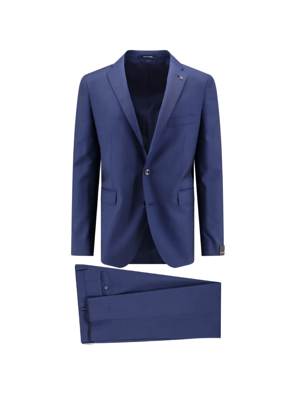 Tagliatore brooch-detail wool suit - Blu