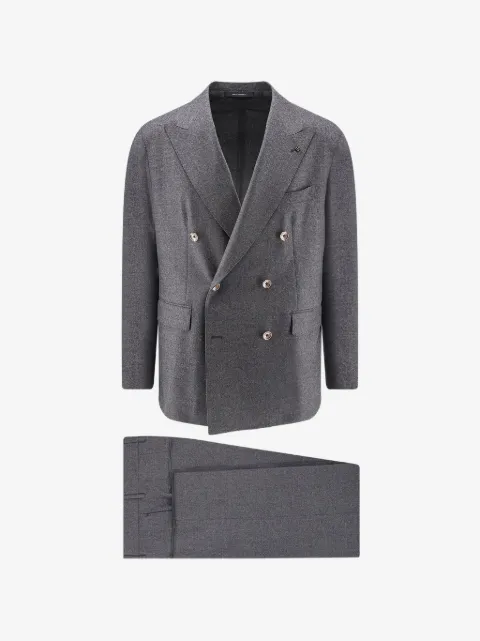 Tagliatore double-breasted wool suit