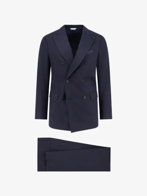 Boglioli traje con doble botonadura