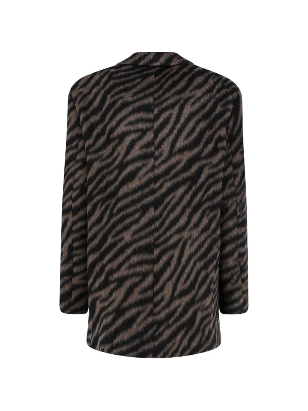 Alysi Blazer met enkele rij knopen Bruin
