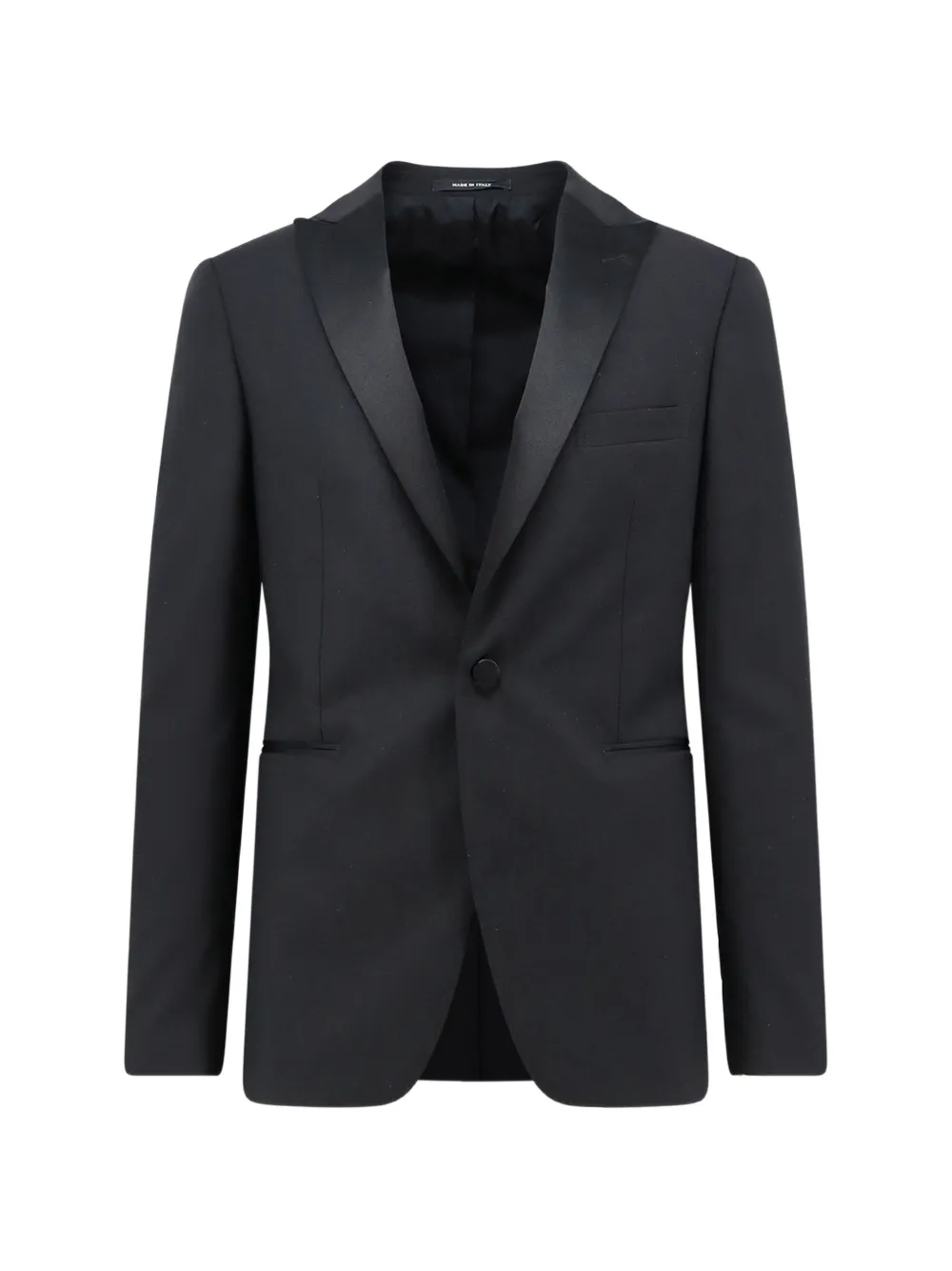 Tagliatore peak-lapel single-breasted blazer - Schwarz