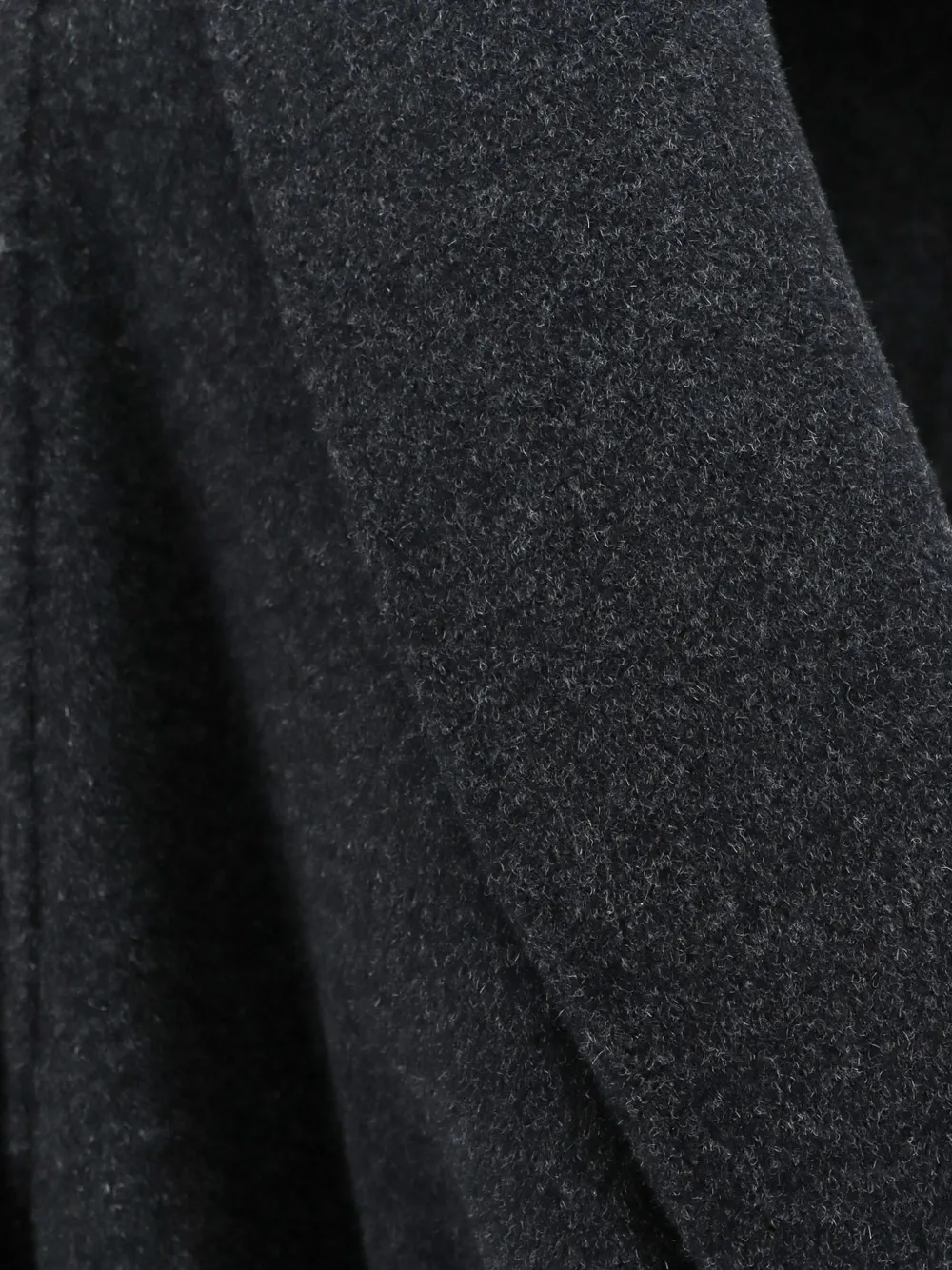 Hevo Belted Shawl-lapel Coat In Grey