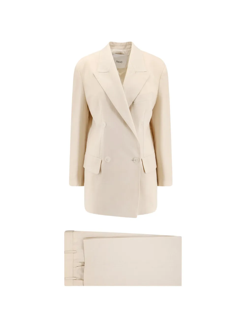 Hevo Rocchetta double-breasted suit - Toni neutri