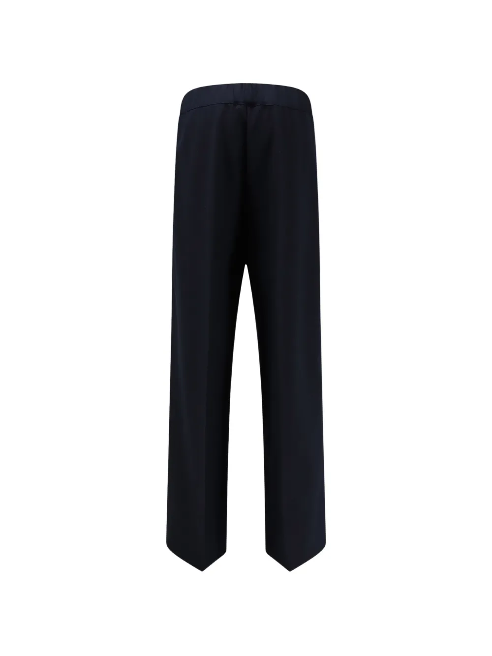 Semicouture High waist straight broek Blauw