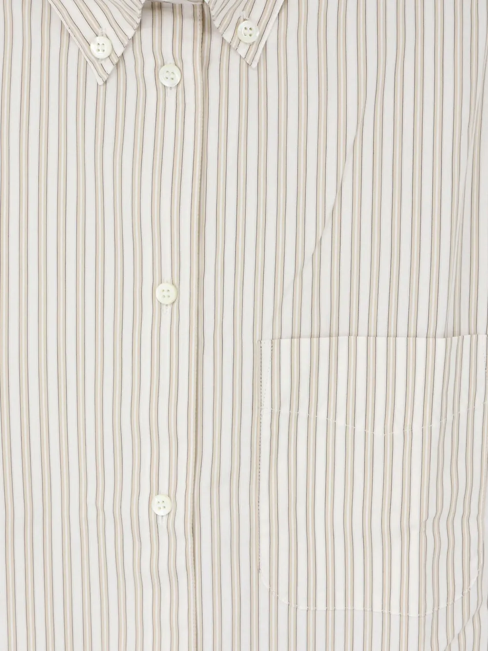 ASPESI striped button-down shirt Beige