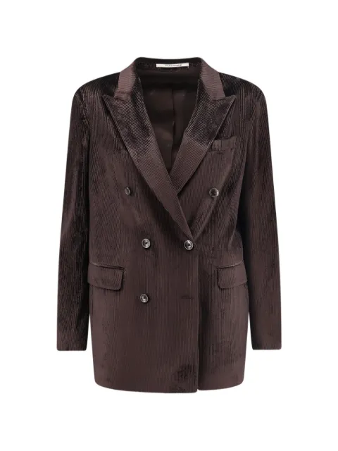 Tagliatore corduroy double-breasted blazer