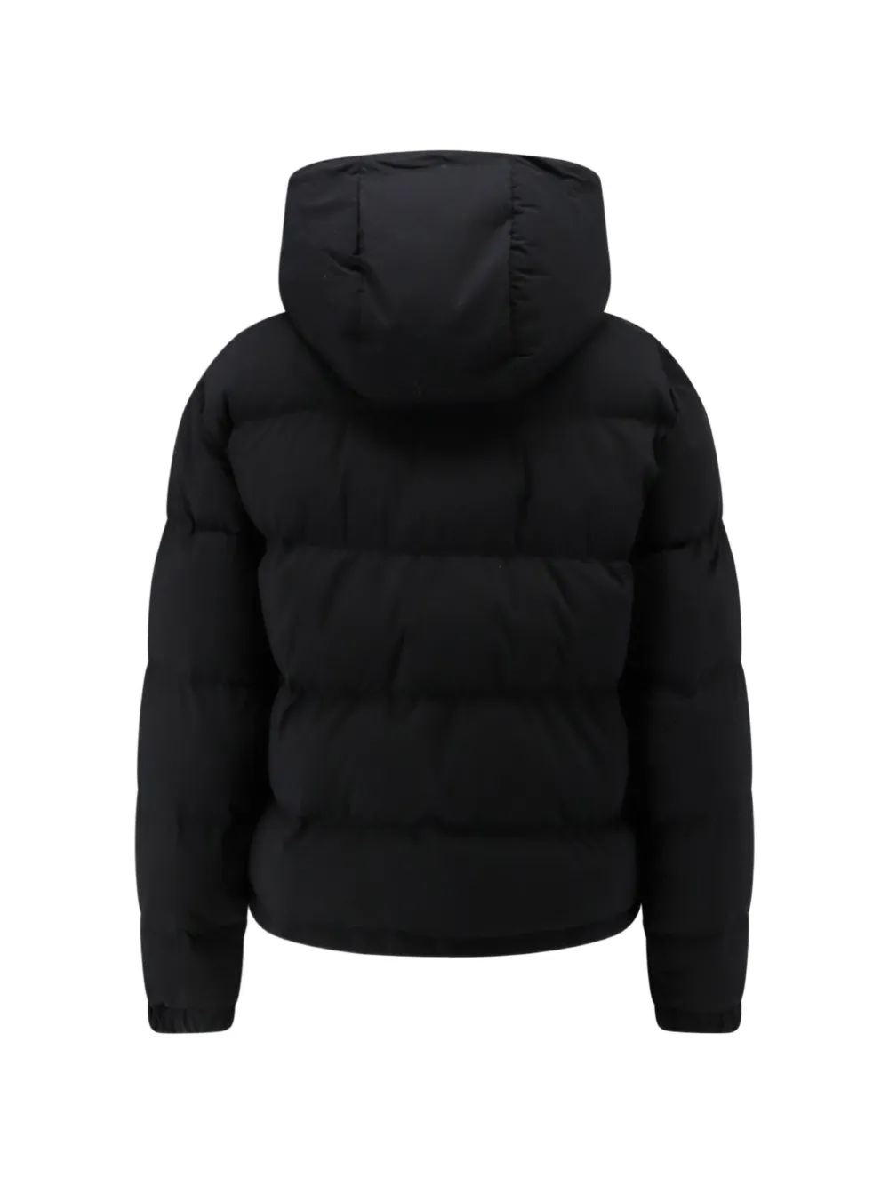 ASPESI hooded padded jacket Zwart