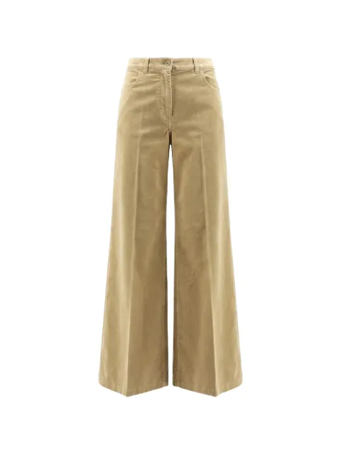 ASPESI velvet wide-leg trousers