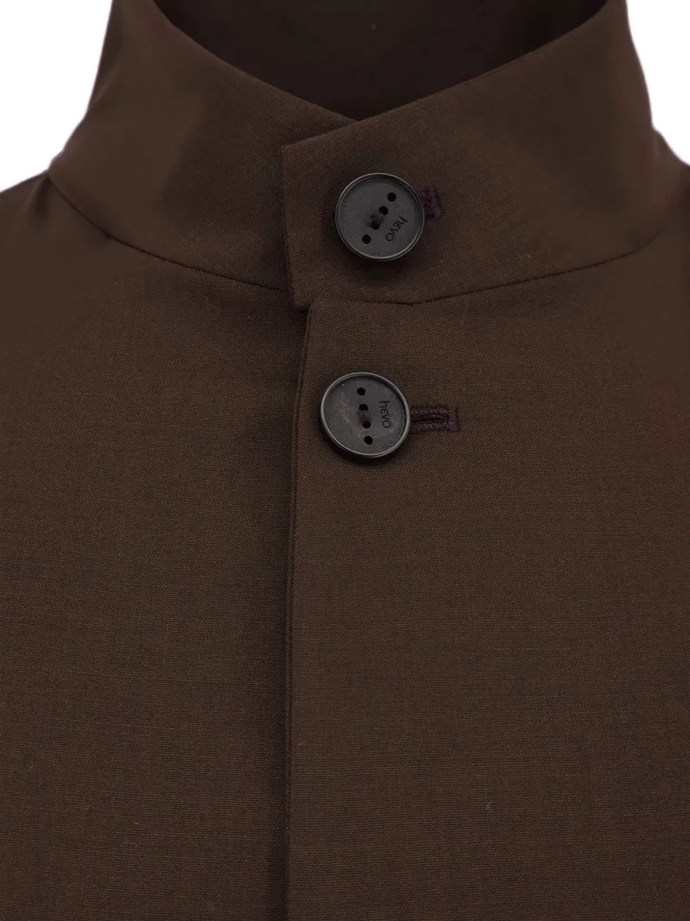 Hevo Caslvecchio high-neck patch-pocket jacket Bruin