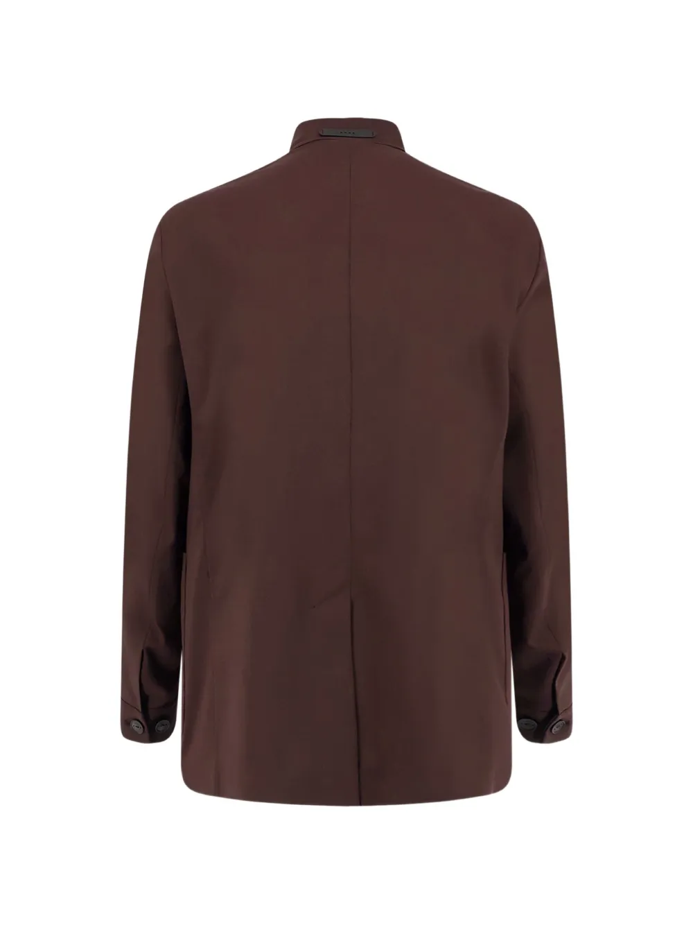 Hevo Caslvecchio high-neck patch-pocket jacket Bruin