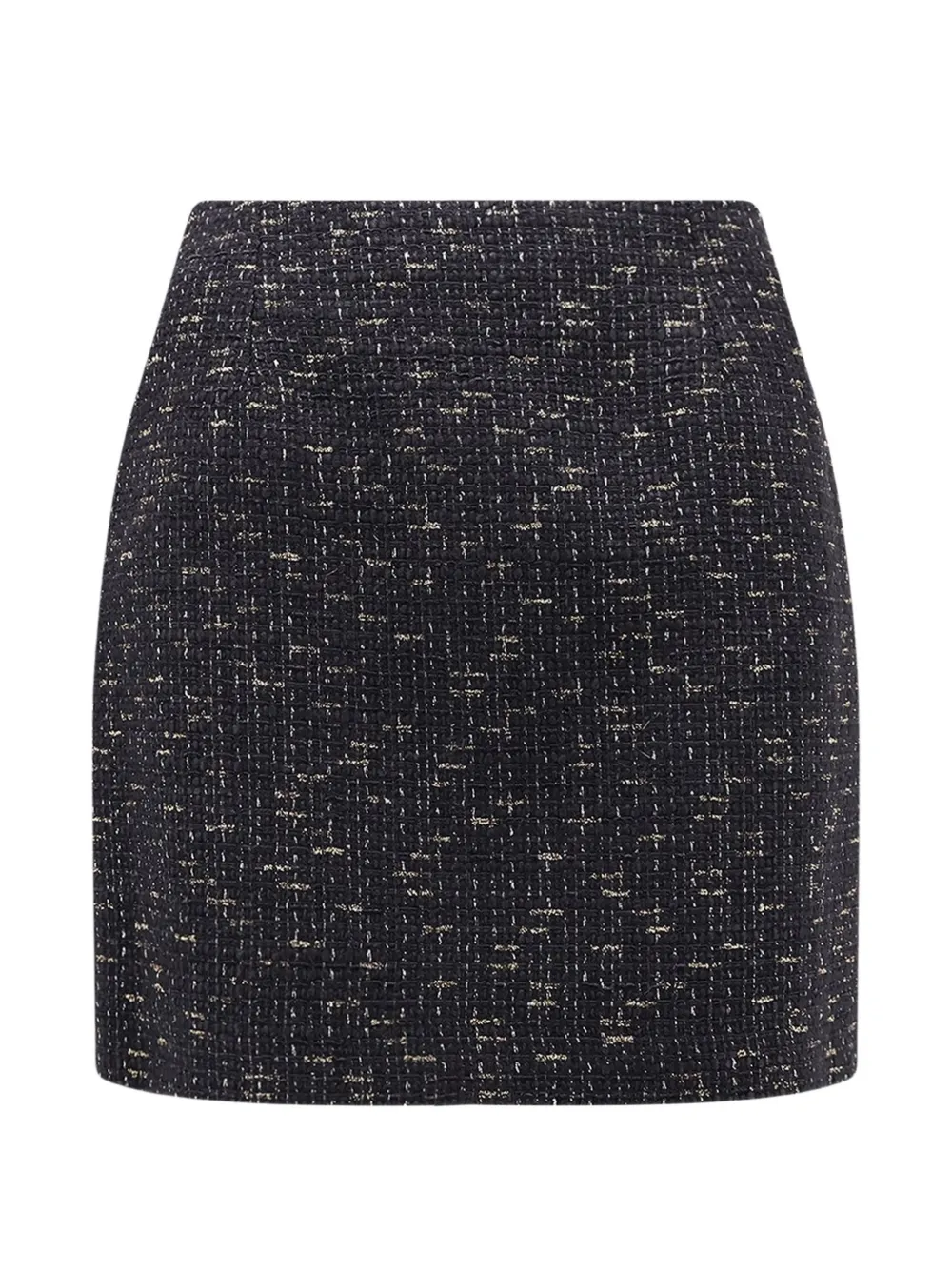Tagliatore May tweed-effect mini skirt Zwart