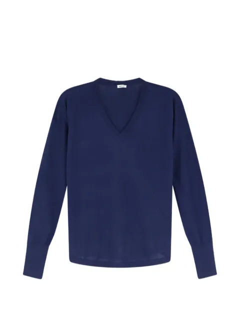 ASPESI V-neck long-sleeve fine-knit top