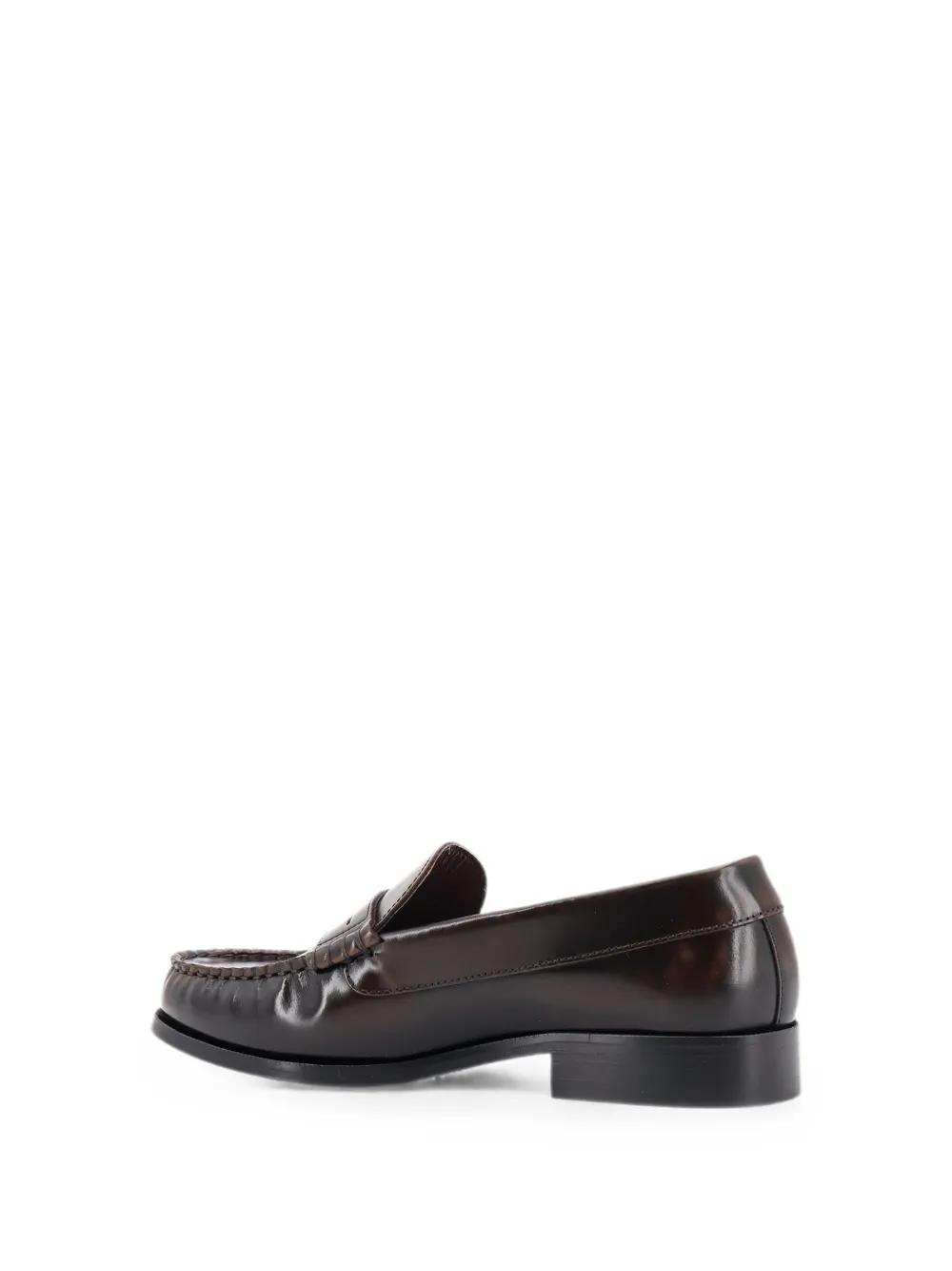 ALOHAS Rivet leather loafers Bruin