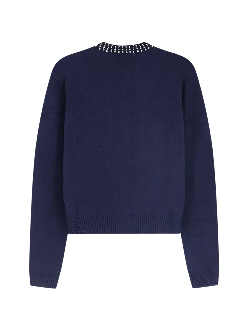 Semicouture Hennie vest verfraaid met kristallen en knopen Blauw