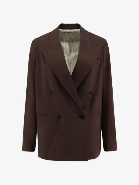 Alysi blazer croisé à revers pointus