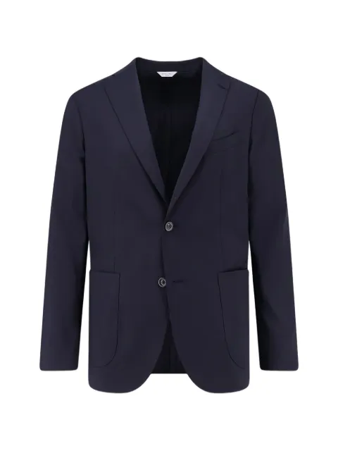 Boglioli peak-lapel single-breasted blazer
