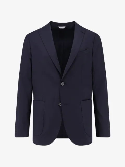 Boglioli peak-lapel single-breasted blazer