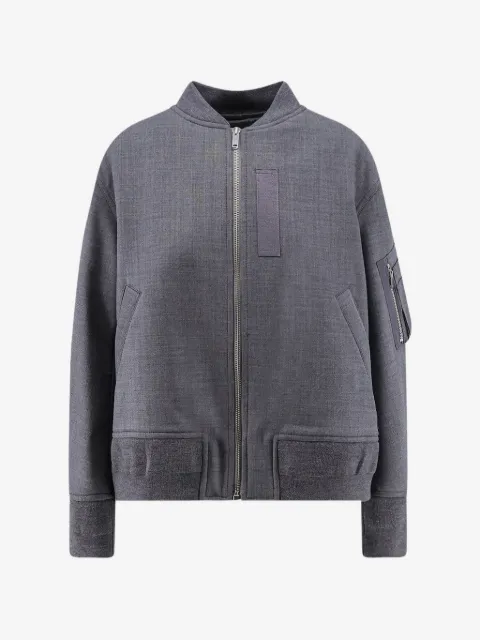 Semicouture Ariella zip-up bomber jacket