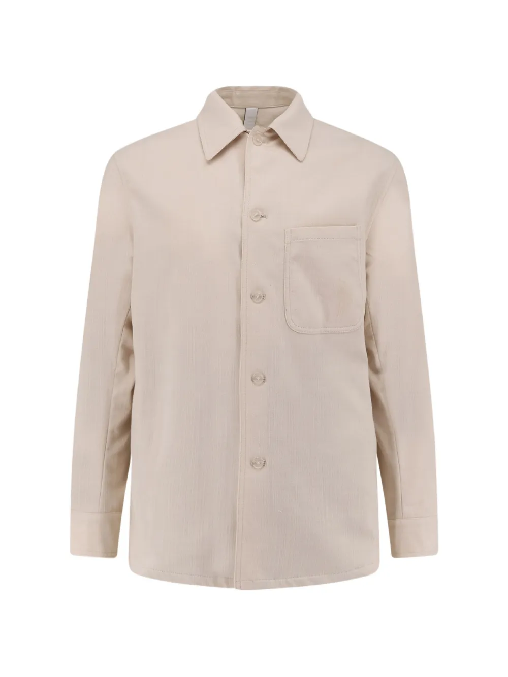 Hevo Bari Patch-pocket Shirt In Gray