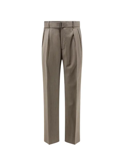 Tagliatore Nevil belted pleated trousers