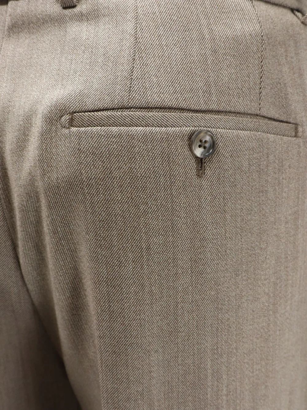 Tagliatore Nevil plooibroek met ceintuur Beige