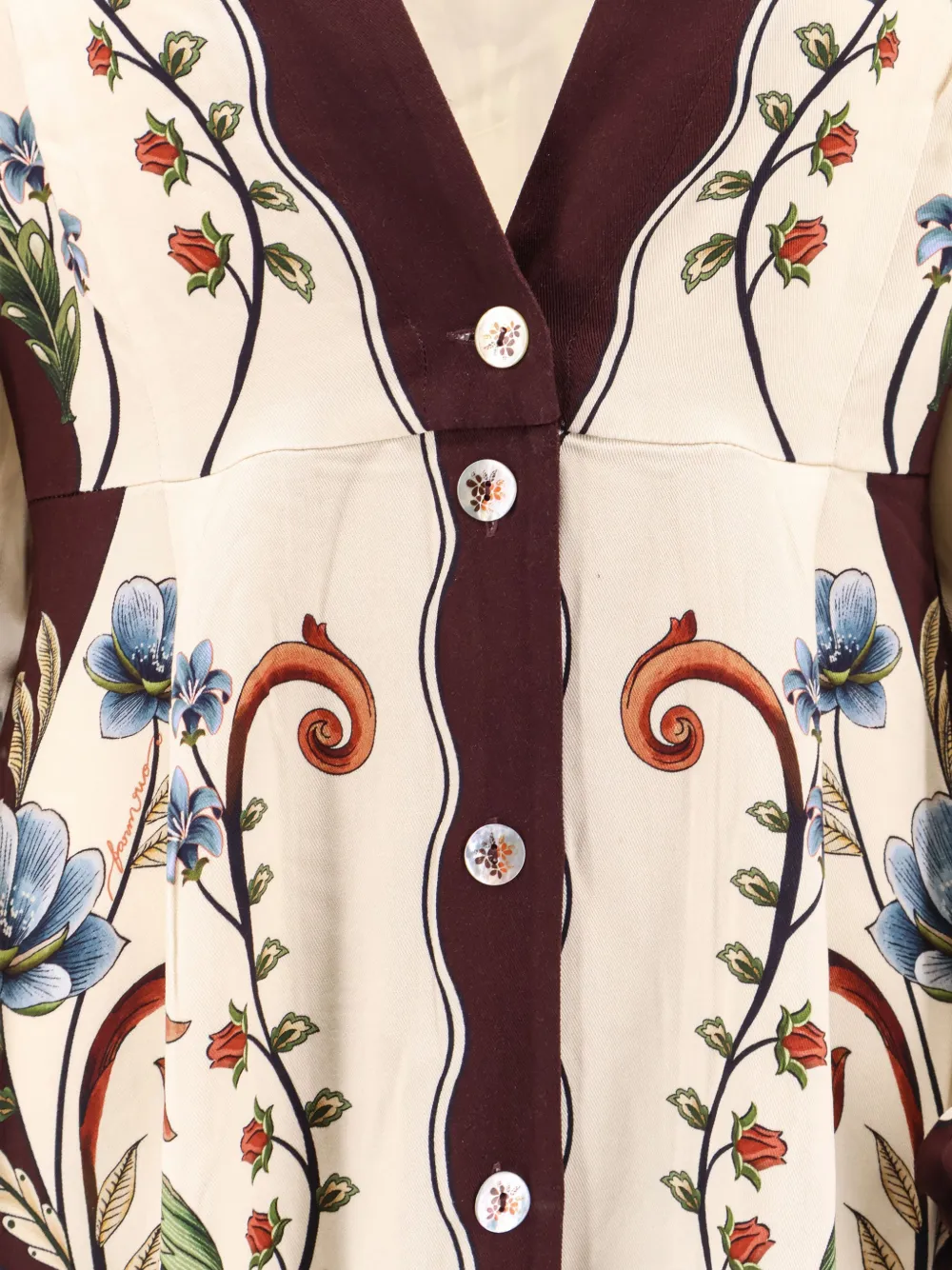 FARM Rio Millena winter white maxi dress Beige