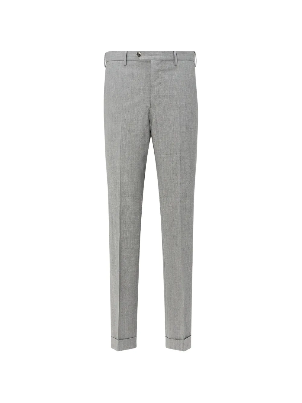 PT Torino mid-rise turn-up trousers - Grigio