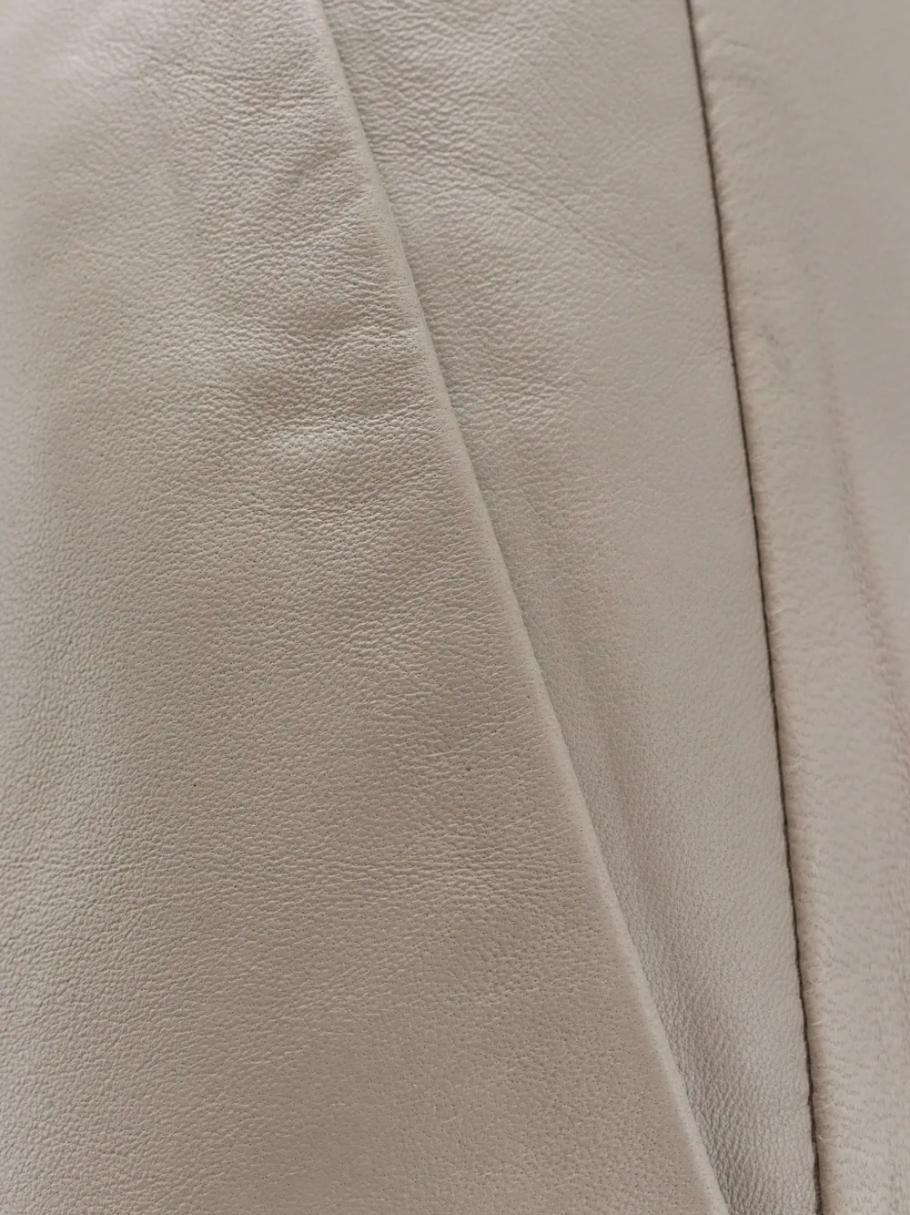 Alysi Leren broek met wijde pijpen Grijs