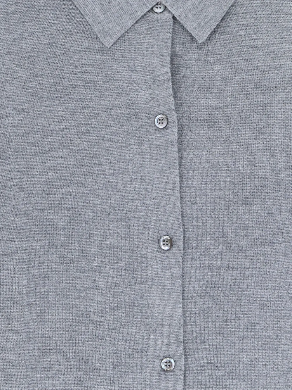 ASPESI Button-up vest Grijs