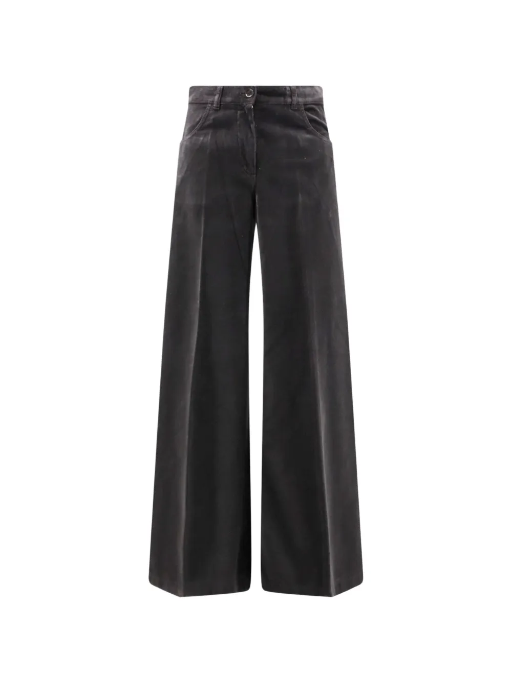 ASPESI wide-leg velvet trousers - Marrone