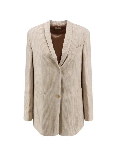 Alysi blazer de pana con solapas de esmoquin