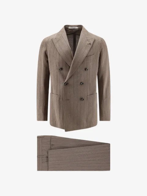 Tagliatore double-breasted pinstripe suit