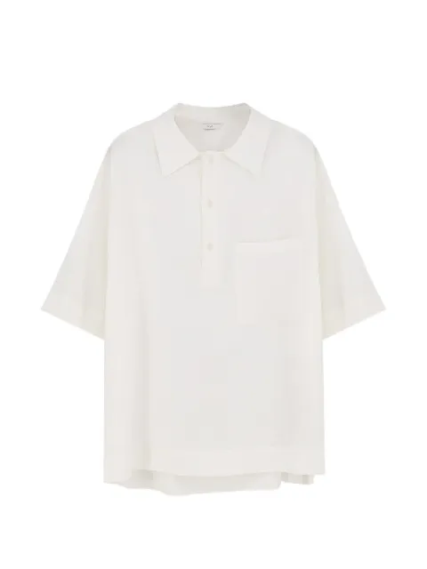 Hevo polo con bolsillo de parche de manga corta